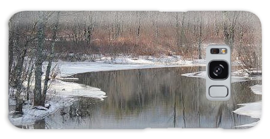 Stream Galaxy Case featuring the photograph Winter scene by Deena Withycombe