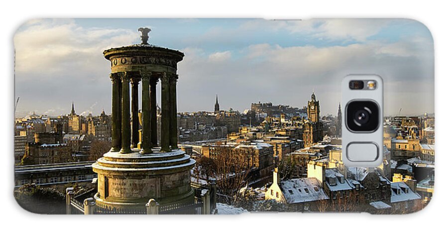 Tranquility Galaxy Case featuring the photograph Winter View Edinburgh by Bluefinart