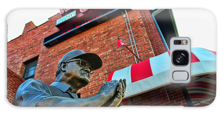 Woody Hayes Statue Galaxy Case featuring the photograph Woody Hayes Statue at the Varsity Club 4831 by Jack Schultz