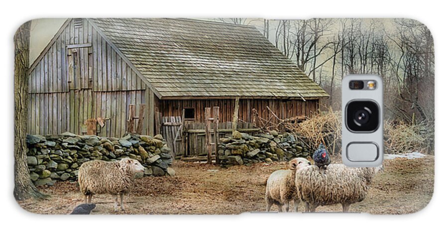 Sheep Galaxy S8 Case featuring the photograph Wooly Bully by Robin-Lee Vieira