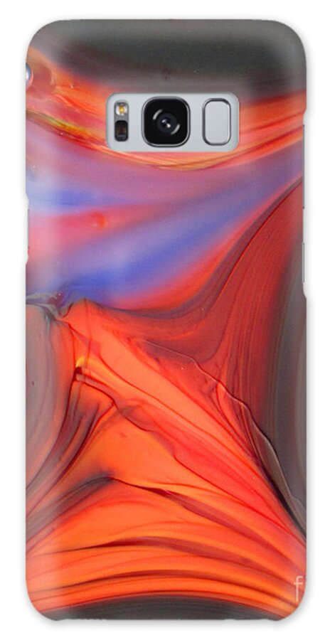 Glass Art Galaxy Case featuring the photograph Worlds Away by Kimberly Lyon