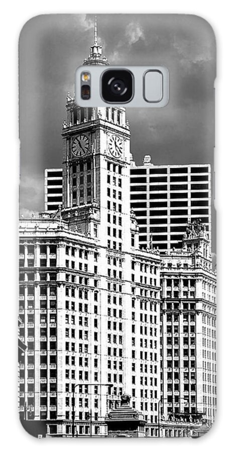 Skyscrapers Galaxy Case featuring the photograph Wrigley Building Chicago Illinois by Alexandra Till