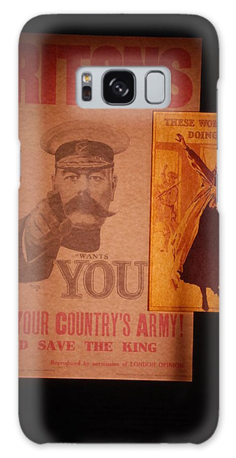 Wwi Galaxy Case featuring the photograph WW1 Recruitment Posters by Kenny Glover