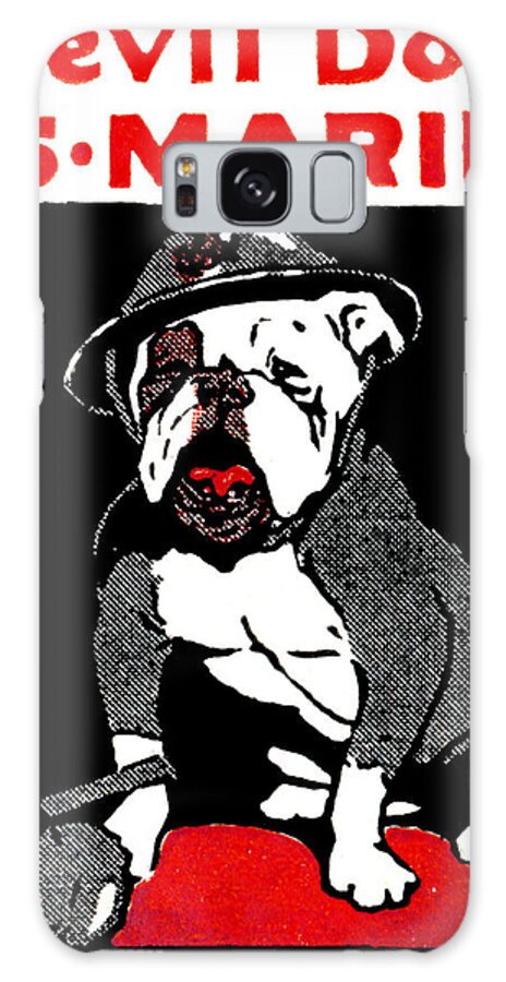 Historicimage Galaxy Case featuring the painting WWI Marine Corps Devil Dog by Historic Image