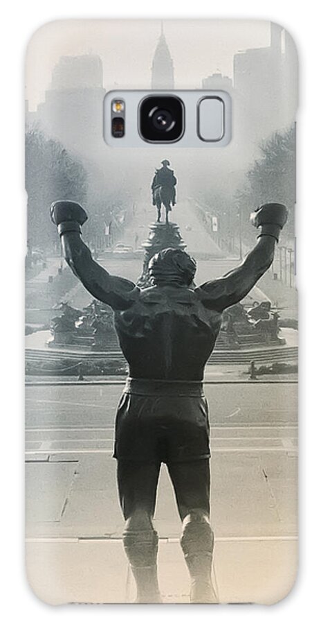 Rocky Galaxy Case featuring the photograph Yo Adrian by Bill Cannon