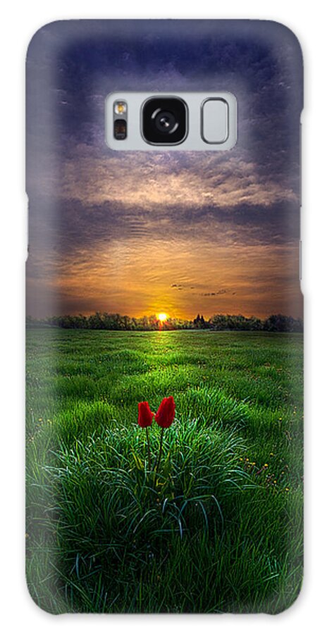 Tulips Galaxy Case featuring the photograph You and I by Phil Koch
