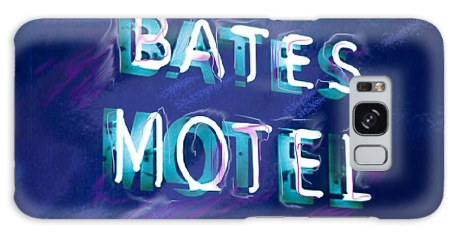 Bates Motel Galaxy S8 Case featuring the mixed media You Check in But You Don't Check out by Russell Pierce