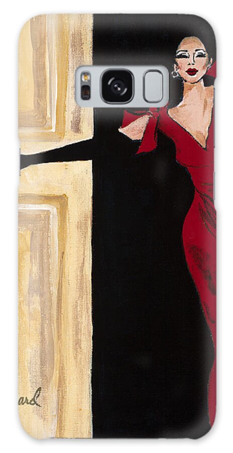 Understated Elegance Galaxy Case featuring the painting You Wear It Well by Dale Bernard