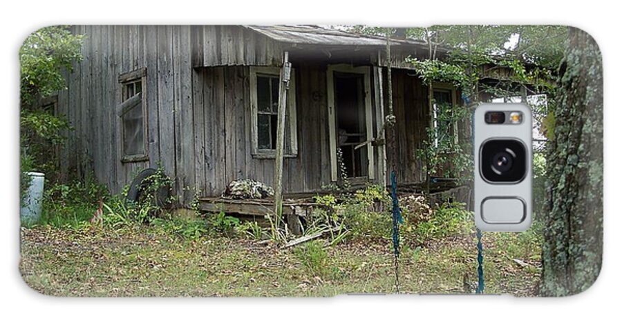 Old Rustic Cabin Galaxy Case featuring the photograph Young and the Old by Rick Rosenshein