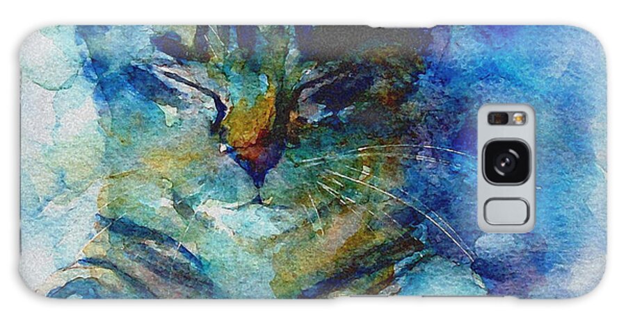 Cat Galaxy Case featuring the painting You've Got A Friend by Paul Lovering