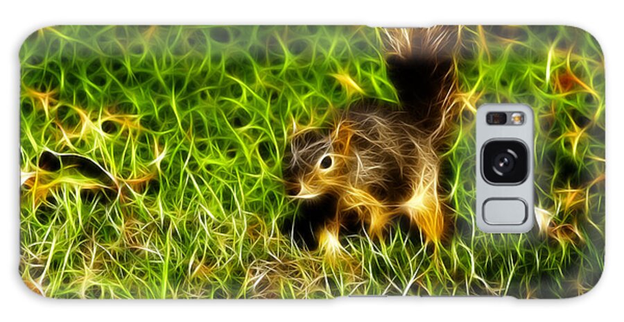 Digital Art Galaxy S8 Case featuring the digital art - Fractal - Pointer - Robbie The Squirrel by James Ahn