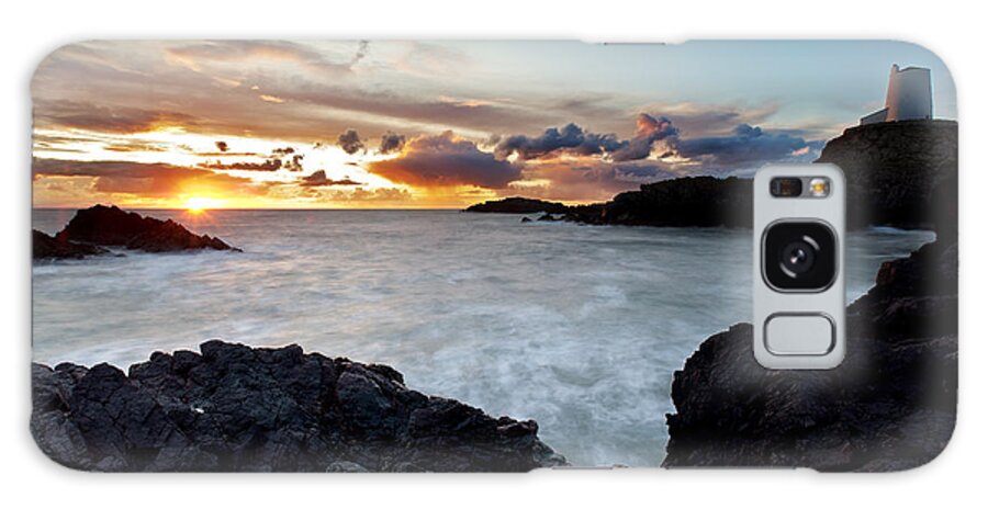  Llanddwyn Island Galaxy S8 Case featuring the photograph LLanddwyn Island sunset by B Cash