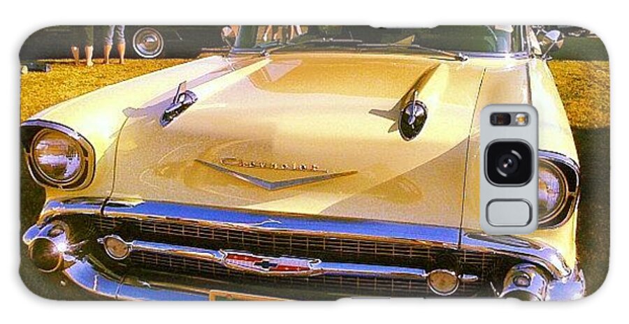  Galaxy Case featuring the photograph 57 Chevy Belair #1 by Hannah Wanous