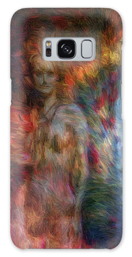Woman Galaxy Case featuring the painting Emergence II #1 by Tyler Robbins