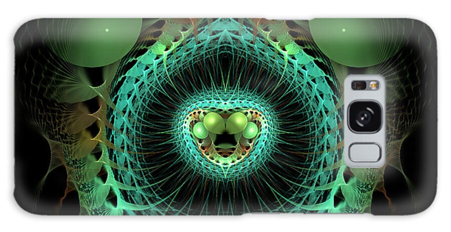 Fractal Galaxy Case featuring the photograph Life Springs Forth #1 by Carolyn Marshall