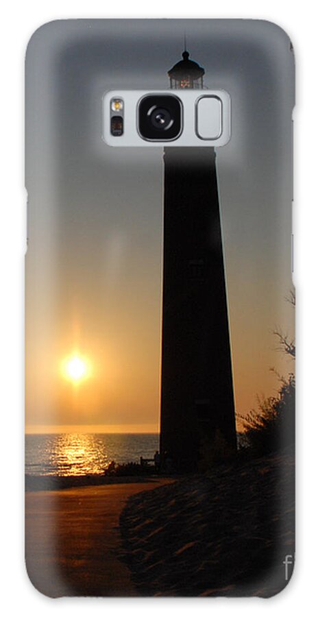 Lighthouse Galaxy Case featuring the photograph Little Sable Point Lighthouse #1 by Grace Grogan