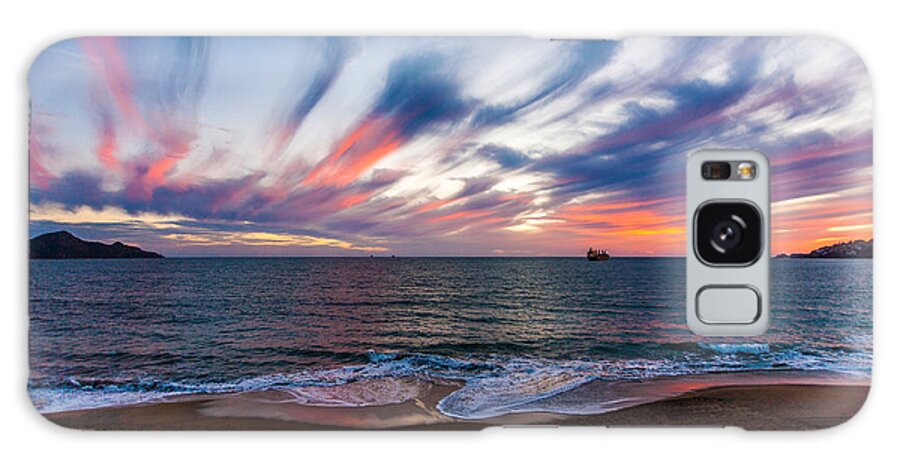 Sunset Galaxy Case featuring the photograph Manzanillo Sunset #1 by Tommy Farnsworth