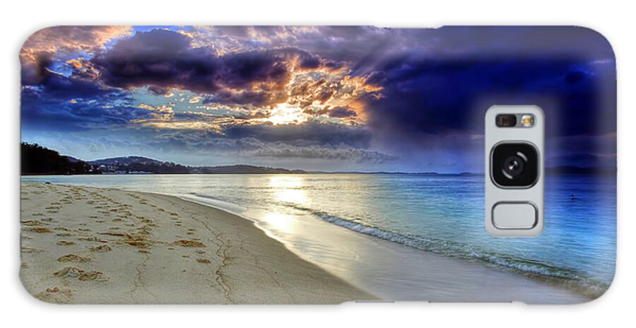 Sunset Galaxy Case featuring the photograph Port Stephens Sunset #2 by Paul Svensen