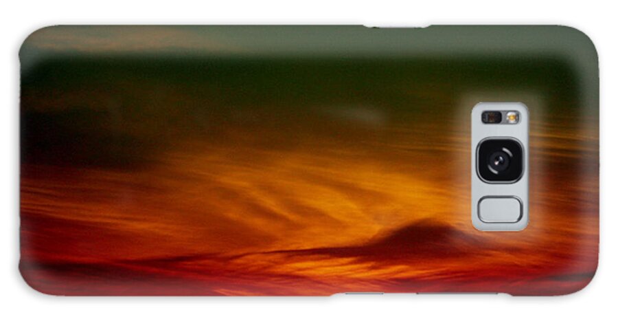 Sunset Galaxy Case featuring the photograph September 30 2007 #1 by Mark Gilman