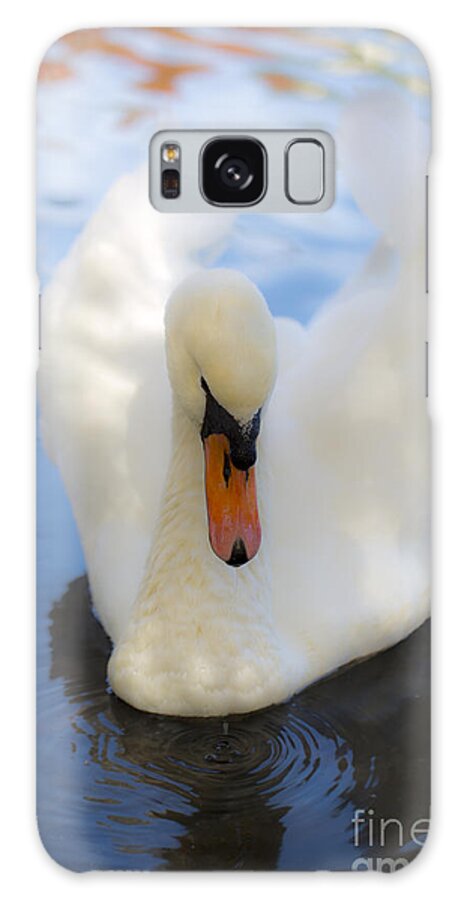 Swan Galaxy Case featuring the photograph Serenity #1 by Leslie Leda