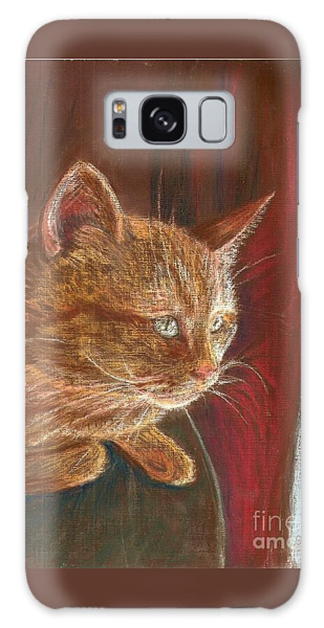 Cat Galaxy Case featuring the pastel Spicey by Deb Stroh-Larson