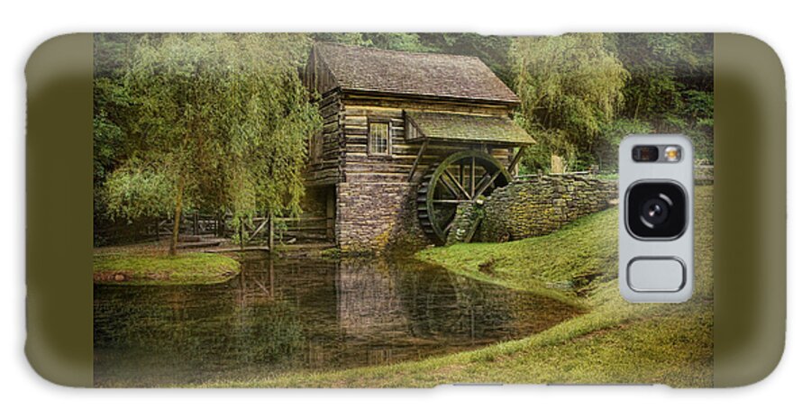 Mills Galaxy S8 Case featuring the photograph The Bromley Mill At Cuttalossa Farm by Pat Abbott