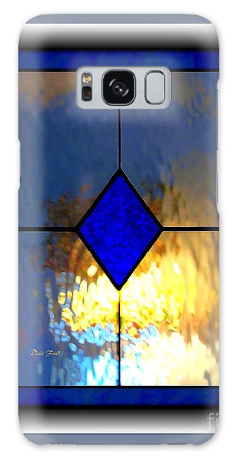 Stained Glass Galaxy S8 Case featuring the digital art The Window #1 by Dale  Ford