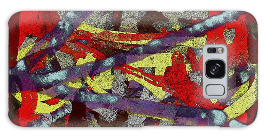 Abstract Galaxy Case featuring the digital art The Writing On The Wall 1 by Tim Allen