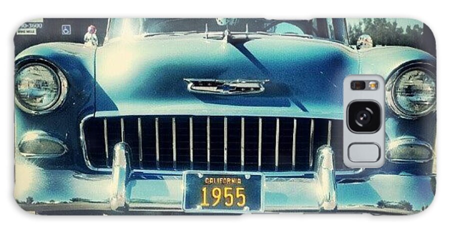Cheverolet Galaxy Case featuring the photograph 1955 Chevy Bio! #chevyman #cali by Jose Perez