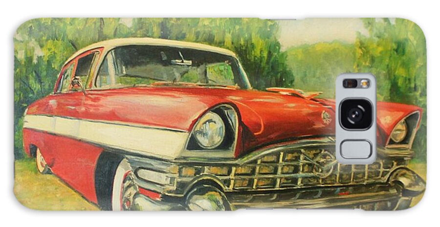 Packard Galaxy Case featuring the painting 1956 Packard by Daniel W Green