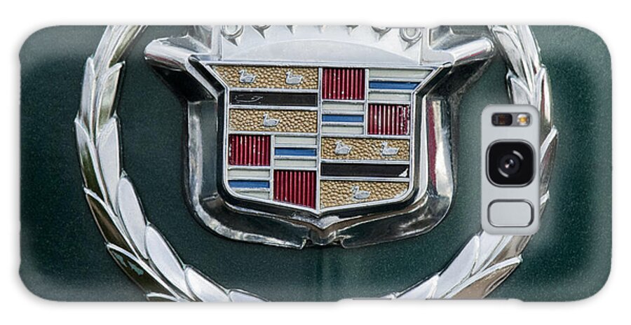 1969 Cadillac Eldorado Emblem Galaxy Case featuring the photograph 1969 Cadillac Eldorado Emblem 2 by Jill Reger
