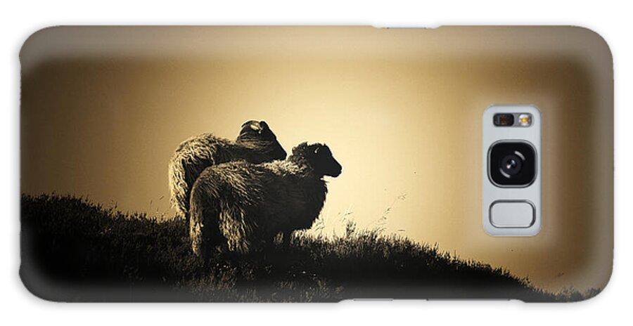  Hebrideans Galaxy Case featuring the photograph A bleak outlook by Gavin Macrae