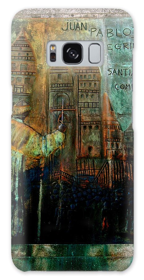 Carvings Galaxy Case featuring the photograph A little camino story.. by HweeYen Ong
