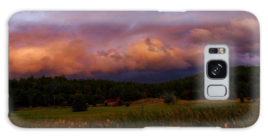  Galaxy Case featuring the photograph A Storm Rolls In From The West 41 by Peggy Miller