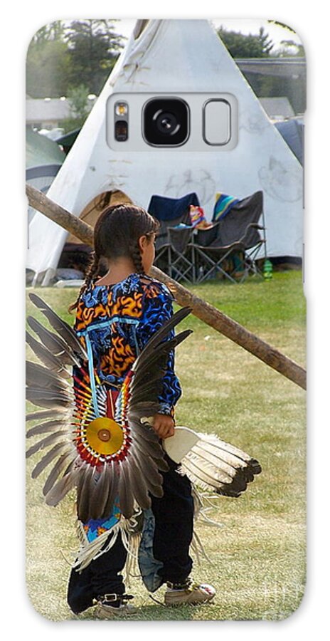 Native American Galaxy Case featuring the photograph A Young Prince by KD Johnson