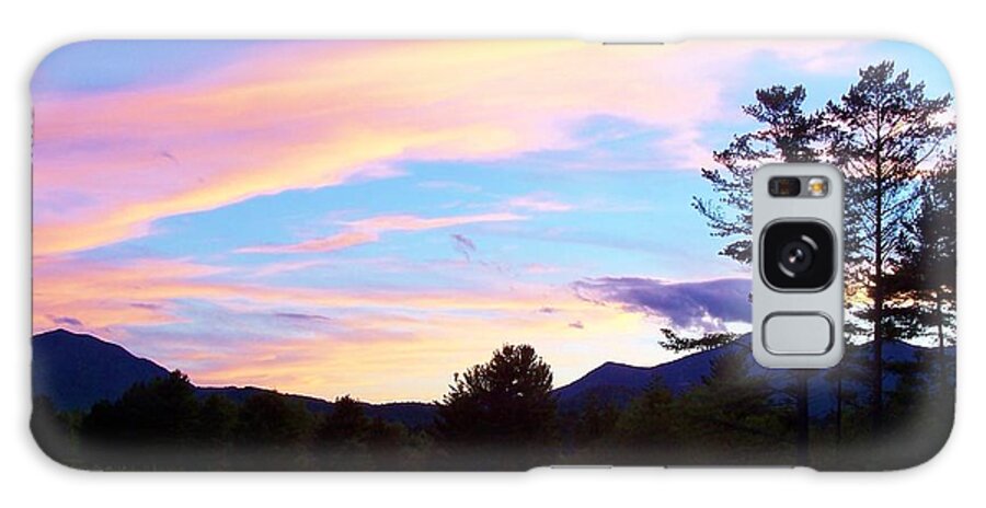 Sunset Galaxy Case featuring the photograph Adirondack Sunset 3 by Peggy Miller