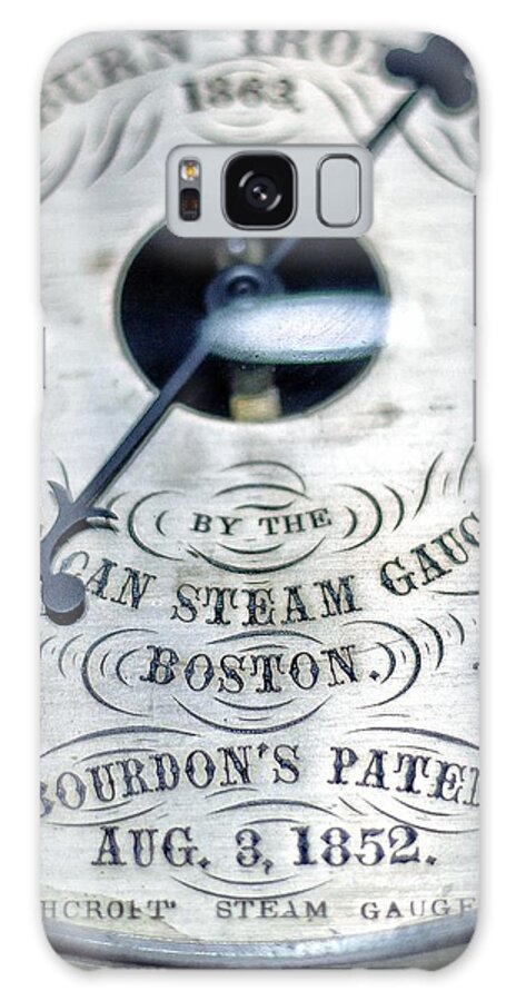 Steam Galaxy Case featuring the photograph American Steam Gauge by Scott Wyatt