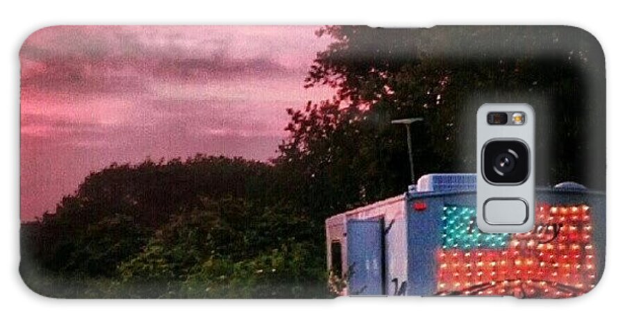 Rhodeislandsunset Galaxy Case featuring the photograph Americana Sunset #fourthofjuly by Kym Fitzie