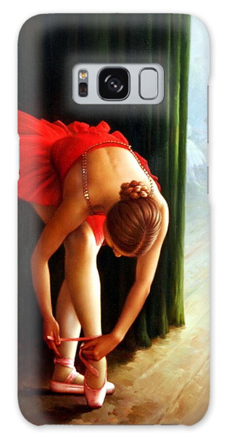 Art Galaxy Case featuring the painting Ballerina 2 by Yoo Choong Yeul