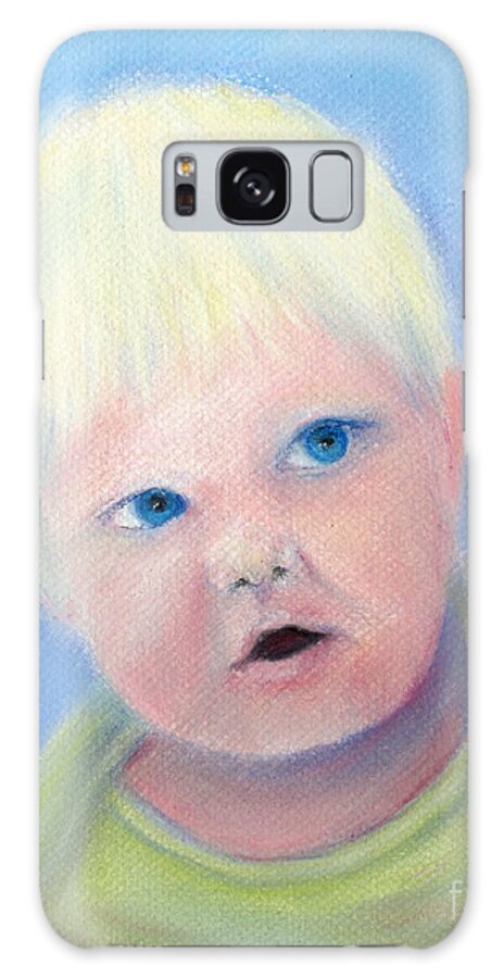 Baby Galaxy Case featuring the painting Benny by Loretta Luglio