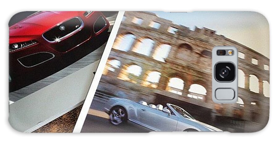 Limited Galaxy Case featuring the photograph #bentley #gtc #jaguar #xfr #mag #2012 by Omar Chawki