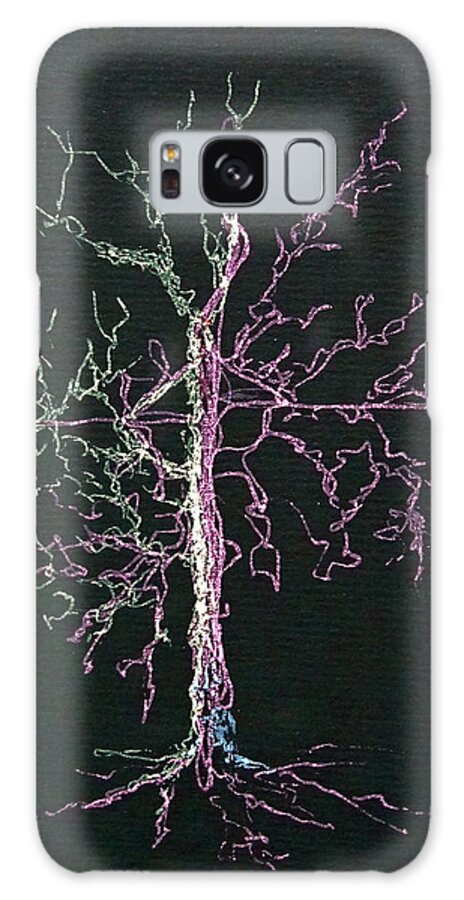 Bettye Harwell Art Galaxy Case featuring the drawing Branching Out by Bettye Harwell