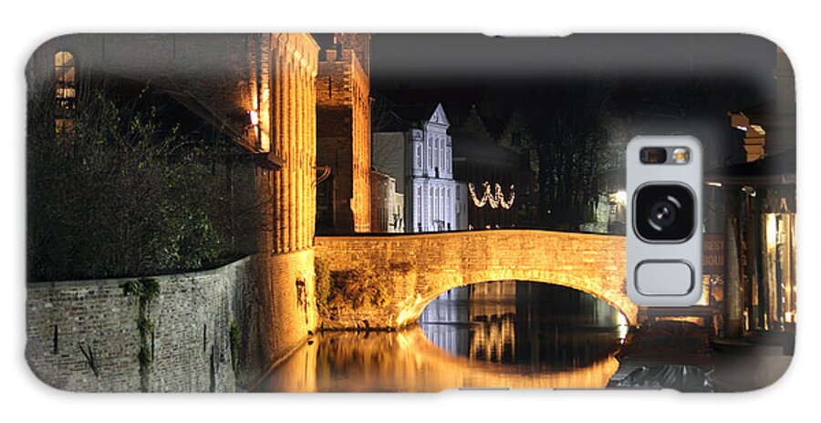 Brugges Galaxy Case featuring the photograph Bruge Night by Milena Boeva