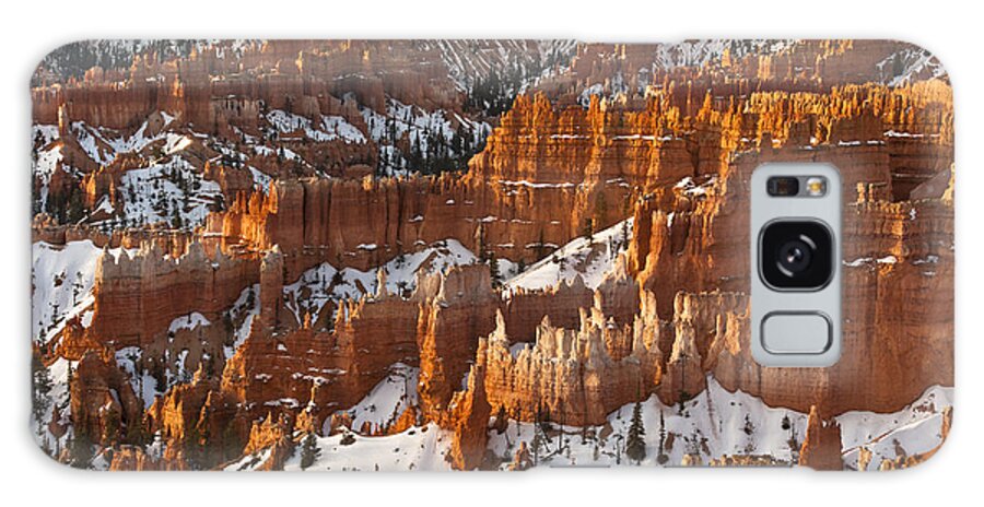 Bryce Canyon Galaxy Case featuring the photograph Bryce Canyon morning light by Greg Wyatt