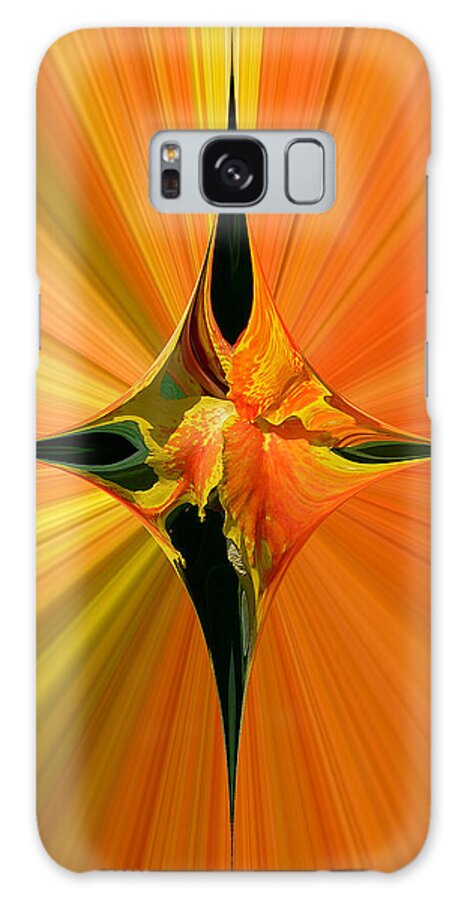 Flowers Galaxy Case featuring the photograph Cana Lily in Hyperdrive by Gordon Engebretson