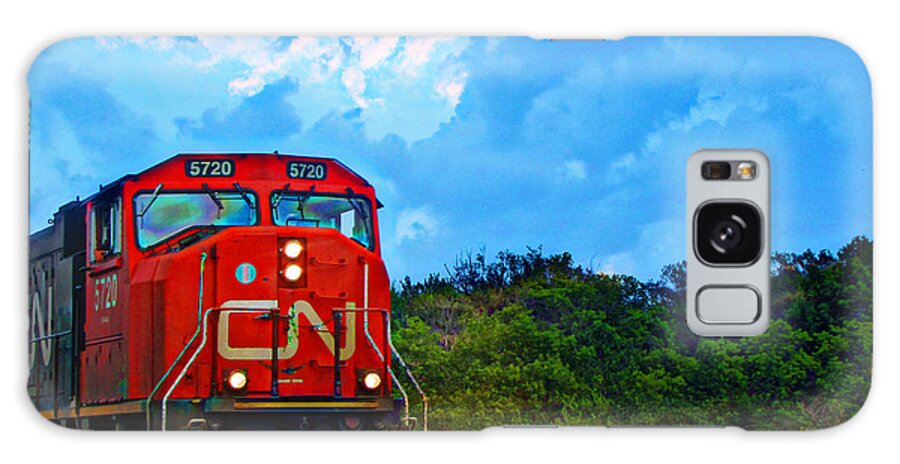 Canadian Galaxy Case featuring the photograph Canadian Northern Railway Train by Ms Judi