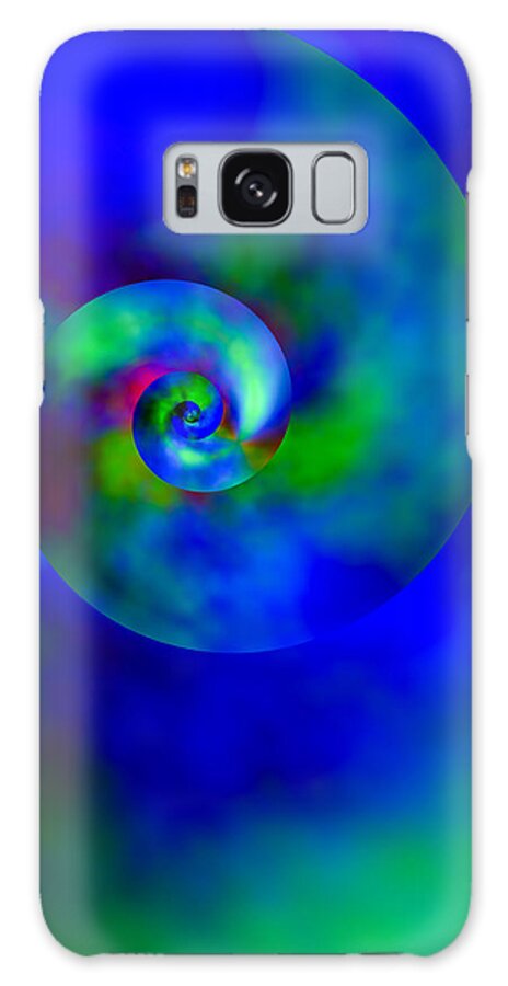 Nautilus Galaxy Case featuring the digital art Celestial Nautilus by Hakon Soreide