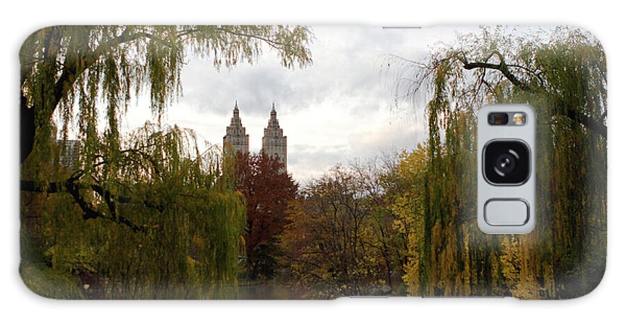 New York City Galaxy Case featuring the photograph Central Park Autumn by Lorraine Devon Wilke