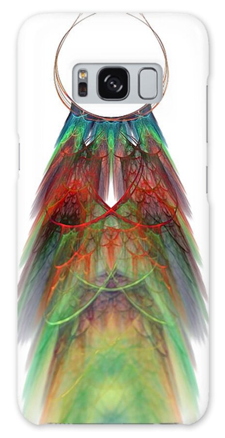 Ceremonial Galaxy Case featuring the digital art Ceremonial Garment by Rick Chapman