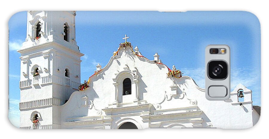 Church. Panama Galaxy S8 Case featuring the photograph Church of Nata de los Caballeros by Julia Springer